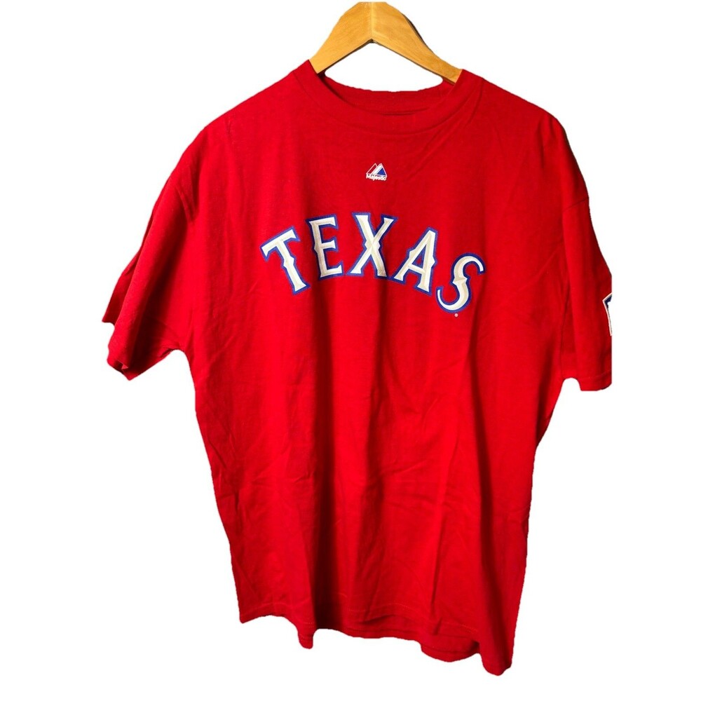 Texas Rangers T Shirt Size XL Darvish #11 Red Short Sleeve Baseball Sports